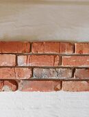 Antik Ziegel Riemchen Backstein Verblender Wand Gestaltung Interieur Design Klinker Landhaus used look shabby chick in 06198