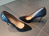 High Heels Schlangen-Optik & Samtspitze Gr. 36 NEU!! - Hamburg