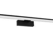 EGLO Spiegelleuchte PANDELLA 1 Wandlampe, Badezimmerlampe, schwarz, weiß, IP44, LED wechselbar, Neutralweiß, LED, Bad, Badezimmer, klassisch, modern, minimalistisch, 60x12x4cm