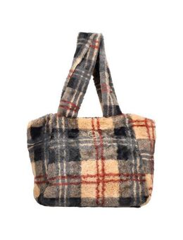 Rieker Shopper, Umhängetasche, Schultertasche in modischer Karo-Optik