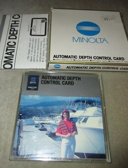 MINOLTA AUTOMATIC DEPTH CONTROL CARD (orig. Packaging w/ Manual) - Groß Gerau