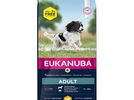 3 kg gratis! 18 kg Eukanuba Breed Huhn - Adult Medium
