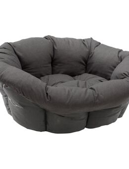 Überzug Sofà anthrazit für Ferplast Korb Siesta Deluxe (ohne Korb) - Größe 12: L 114 x B 83 x H 37 cm