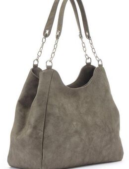 Vivance Henkeltasche Schultertasche, mit silberfarbenen Details, Damentasche, Shopper, Handtasche VEGAN