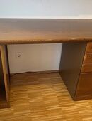 Jugendzimmer- o. Büromöbel - Schreibtisch, Regal, Drehstuhl in 70839