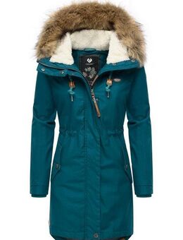 Ragwear Winterjacke Tawny stylischer Winterparka mit großer Kapuze und Kunstfellkragen