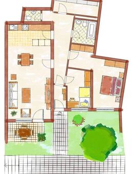 Erdgeschoss Wohnung 3 Zimmer in ruhiger & bevorzugter Wohnlage - Kempten (Allgäu)