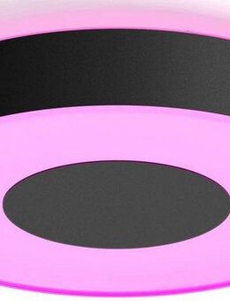 Philips Hue Smarte LED-Leuchte White & Color Ambiance Infuse Deckenleuchte M schwarz, Abschaltautomatik, Bluetooth, CCT - über Fernbedienung, Dimmfunktion, Farbsteuerung, Farbwechsel, Leuchtdauer einstellbar, Memoryfunktion, Nachtlichtfunktion, RGB,...