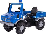 rolly toys® Tretfahrzeug rollyUnimog Polizei, inkl. rollyFlashlight