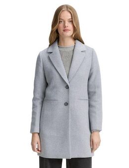 TOM TAILOR Denim Wollmantel mit Taschen