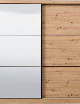 INOSIGN Schwebetürenschrank Navara Kleiderschrank mit Spiegel Wäscheschrank Garderobe mit großzügiger Innenausstattung, FSC®-zertifiziert, in 3 Breiten