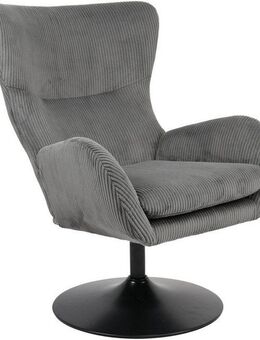 HELA Loungesessel SAMOS (1-St), Sessel,drehbar,Trompetengestell,Microfaser Breitcord,Armlehnen