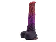 Cosmic Invader Dildo – Der Eroberer aus fremden Welten, 23 cm, Spiralstruktur, alienartige Detail - Essen