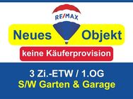 Keine Käuferprovision! Kaufen Sie ab € 489,-mtl.*/ 3 Zi.-ETW m. Gartenanteil & Garage / nur 4 WE! - Kleinwallstadt