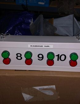 Zugangsleitsystem zB für Testzentrum mit 4 Testräumen - Krefeld