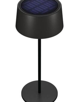 RealPower LED-Solar Tischlampe dimmbar mit Akku, schwarz oder weiß - Bad Gandersheim