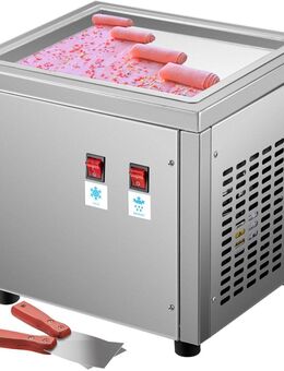 Roll-Eismaschine Eis Maschine Ice Cream Rolls Edelstahl Gastro - Wuppertal