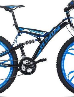 KS Cycling Mountainbike Topspin, 21 Gang Shimano Tourney Schaltwerk, Kettenschaltung, für Herren, Kettenschaltung