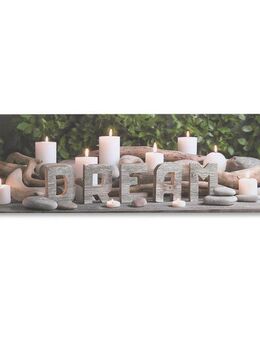 Art for the home LED-Bild Dream Kerzen LED 30x90cm, (1 St)