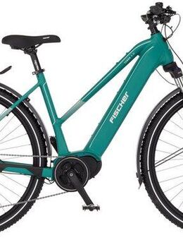 FISCHER Fahrrad E-Bike ATB TERRA 4.0i 630 50, 10 Gang Shimano CUES Schaltwerk, Mittelmotor, 630 Wh, (mit Akku-Ladegerät, mit Werkzeug), Pedelec, Elektrofahrrad für Damen und Herren
