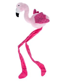 TIAKI Lisa long-legs Flamingo Hundespielzeug - L 88 x B 18 cm