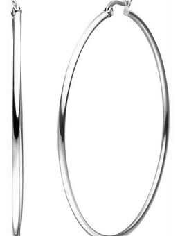 JOBO Paar Creolen, Edelstahl 60 mm