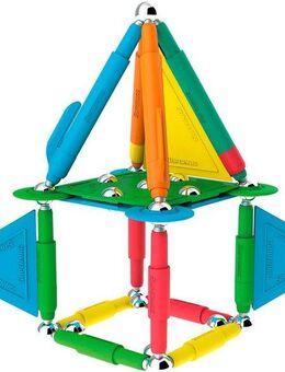Happy People Supermag Color Stix Magnetspielbausteine, (Packung, 50 St), Made in Europe