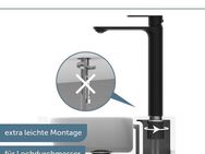 Schütte Waschtischarmatur MONTANA Hoher Auslauf Aufsatzwaschbecken Energiesparende Cold-Start-Funktion