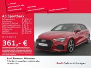 Audi A3, Sportback 40 TDI qu 2x S line, Jahr 2022 - München