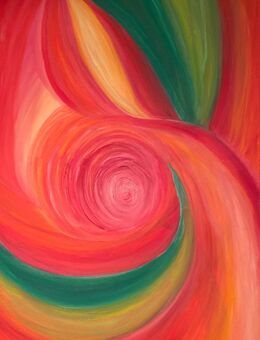 Bild Gemälde Abstrakt Acryl Leinwand Modern Original Unikat 75x115 cm - Lüneburg