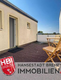 Hulsberg / 1-Zimmer-Dachterrassenwohnung mit Kaminofen in zentraler Lage - Bremen