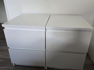 IKEA MALM Kommoden mit je zwei Schubladen in klassischem Weiß. - Braunschweig