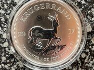 1 OZ 2017 Krügerrand privy Südafrika 50. Jahrestag Premium Silber - Mühlacker