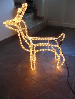 Rentier 3D-Lichterschlauch-Figur Deko Weihnachtsdeko 9,- - Flensburg