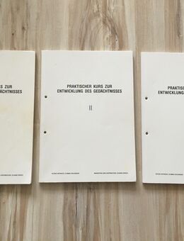 Entwicklung des Gedächtnisses, Praktischer Kurs, 3 Bücher - Lichtenfels Zentrum