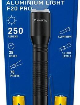 VARTA Taschenlampe Aluminium Light F20 Pro (1-St)