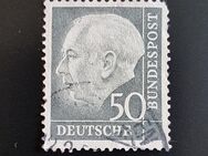Briefmarke - Bundespräsident Theodor Heuss - ! ( Nr.2 ) - Husum (Schleswig-Holstein)