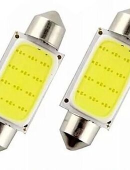 2 Stück LED-Soffitten 39-42 mm, C5W, ultrahell, schneeweiß, NEU - Berlin Steglitz-Zehlendorf