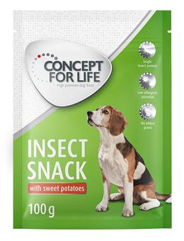 Concept for Life Insect Snack Hundeleckerli - Sparpaket: 3 x 100 g