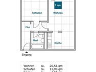 Wohn(t)raum: günstig geschnittene 2-Zimmer-Wohnung zum kreativ werden! - Dresden