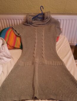 Strickkleid gebraucht.42 grau mit Glitzer - Pfullingen