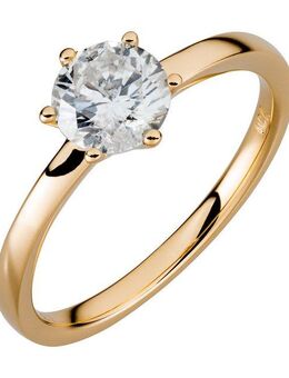Orolino Fingerring Gold 750 mit natürlichem Brillant 1,00ct.