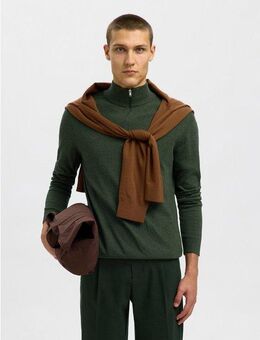 Selected Troyer SLHBERG HALF ZIP CARDIGAN NOOS