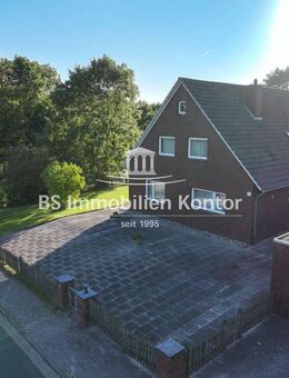Großzügiges Ein-/Zweifamilienhaus, renovierungsb. mit Garage, Garten u. Terrasse in solider Bauweise - Hinte