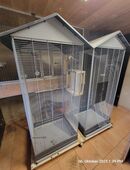 Käfig Vogelkäfig Wellensittiche Kanarien Exoten in 29594