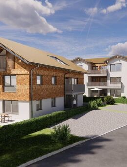 Neubau: Auf der Höh - Dachgeschoßwohnung mit Bergblick! - Oberstaufen