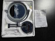 Kosmetikspiegel 7fach Zoom LED-Beleuchtung Rasierspiegel Schminkspiegel Wand-Spiegel Aquamarin neu 15,- - Flensburg