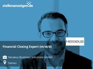 Financial Closing Expert (m/w/d) - Hanau (Brüder-Grimm-Stadt)