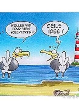 Lustiger Kühlschrankmagnet Touristen vollkacken Hösti Magnet maritime Deko - Hamburg