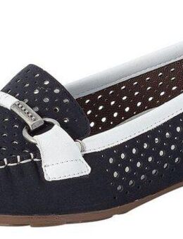 Rieker Mokassin Slipper, Sommerschuh mit toller Schmuckspange